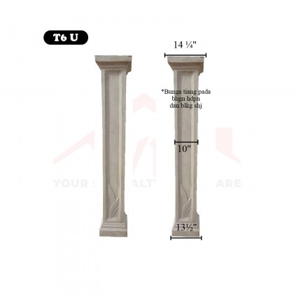 TIANG PAGAR 6' T6