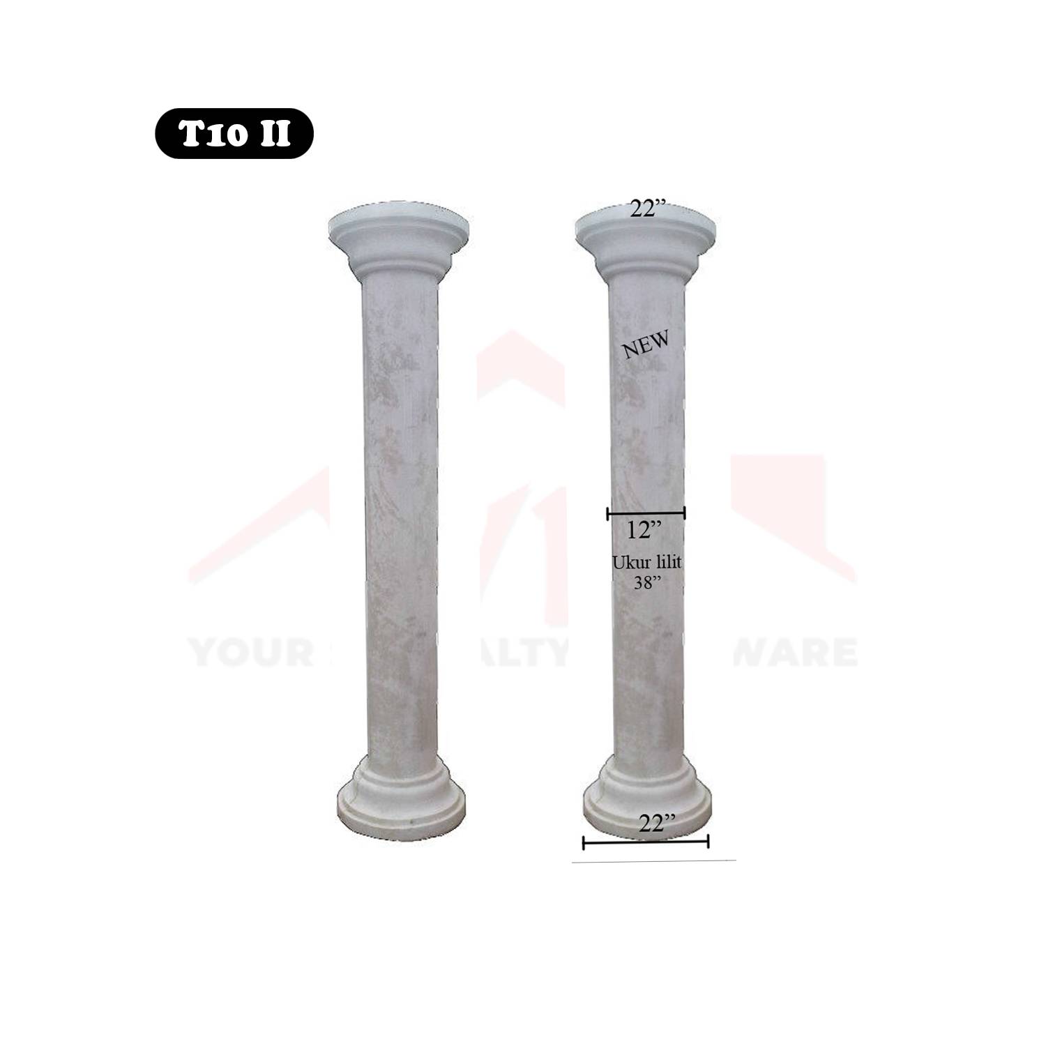 TIANG ROMAN 10' T10 (BIG)