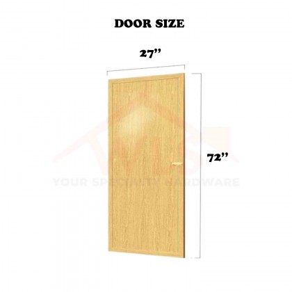 PVC DOOR BEIGE 27 X 72