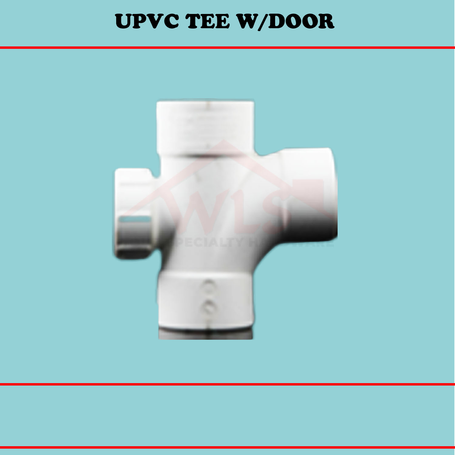 UPVC TEE W/DOOR